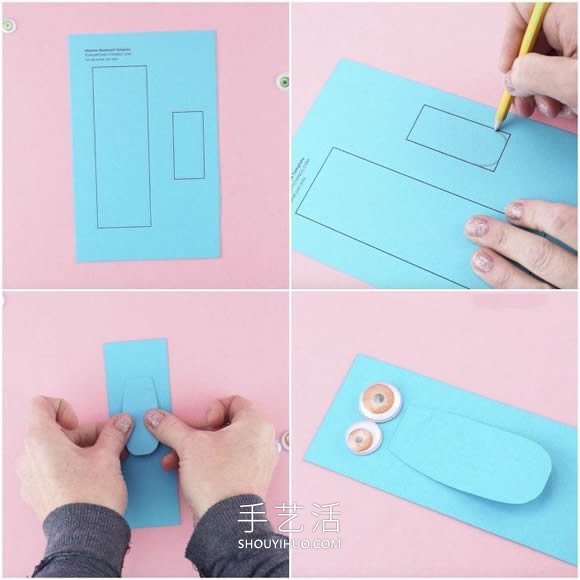 幼兒園手工制作萬(wàn)圣節(jié)怪物書(shū)簽的做法教程 -  www.rpnrmr.com