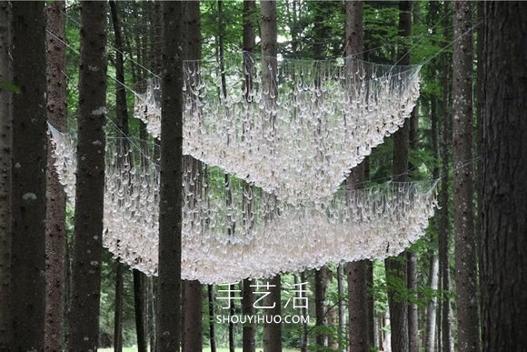 5000塑膠水滴DIY宛如絕美水晶吊燈的裝置藝術(shù) -  www.rpnrmr.com