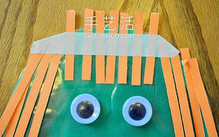 萬圣節(jié)巫婆紙貼畫的制作方法圖解教程 -  www.rpnrmr.com