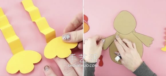幼兒園手工制作感恩節(jié)火雞的做法教程 -  www.rpnrmr.com