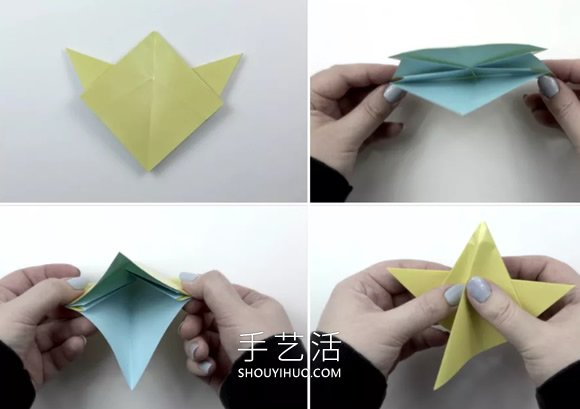 兒童折紙五角星的簡(jiǎn)單方法圖解教程 -  www.rpnrmr.com