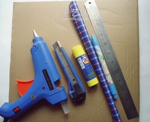 硬紙板手工制作首飾收納盒的做法教程 -  www.rpnrmr.com