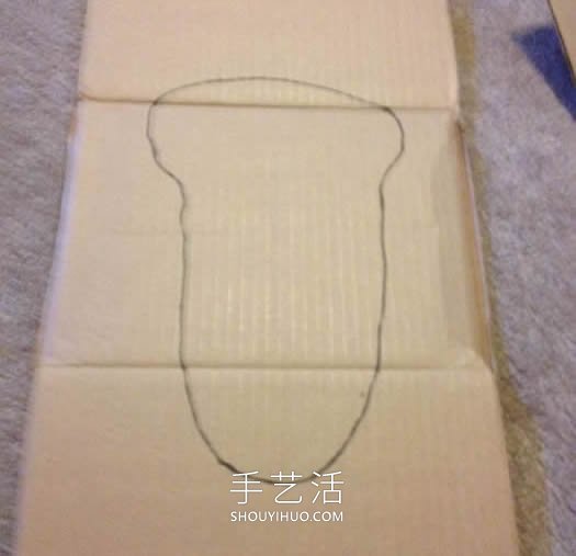 硬紙板手工制作萬圣節(jié)道具巨人腳丫的做法 -  www.rpnrmr.com