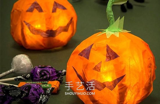 扭扭棒手工制作南瓜燈的做法教程超簡單 -  www.rpnrmr.com