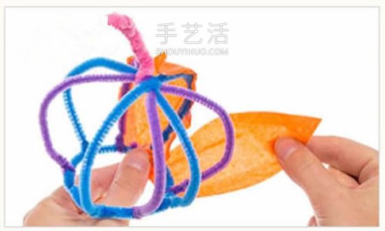 扭扭棒手工制作南瓜燈的做法教程超簡單 -  www.rpnrmr.com