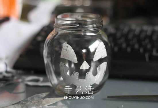玻璃罐手工制作南瓜燈的簡單做法教程 -  www.rpnrmr.com