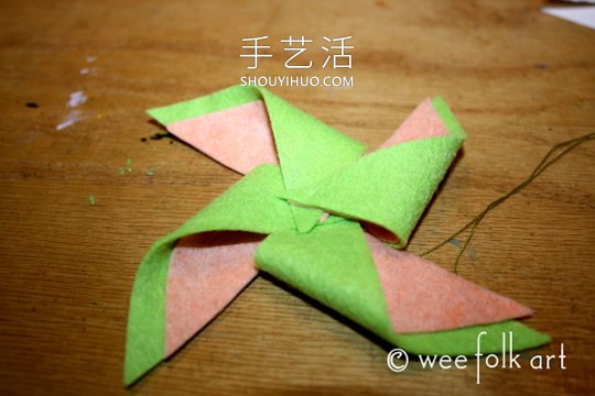 自制氈布風(fēng)車裝飾的方法圖解教程 -  www.rpnrmr.com