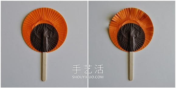幼兒園手工制作蛋糕紙火雞木偶的做法教程 -  www.rpnrmr.com