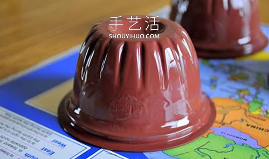 果凍杯廢物利用手工制作火雞的做法教程 -  www.rpnrmr.com