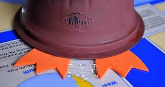 果凍杯廢物利用手工制作火雞的做法教程 -  www.rpnrmr.com