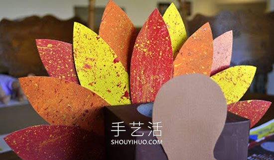 兒童簡單手工制作火雞盒子的做法教程 -  www.rpnrmr.com