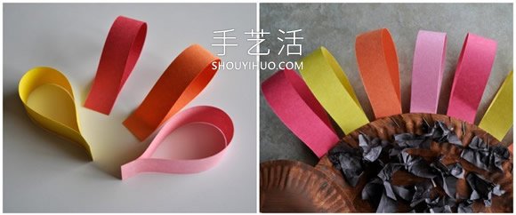 超簡單手工紙盤火雞的做法圖片教程 -  www.rpnrmr.com