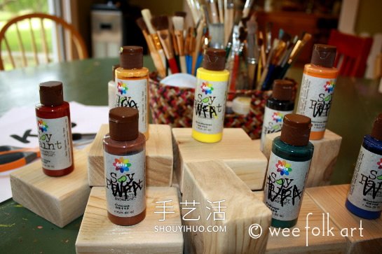 感恩節(jié)木制積木裝飾的做法教程 -  www.rpnrmr.com