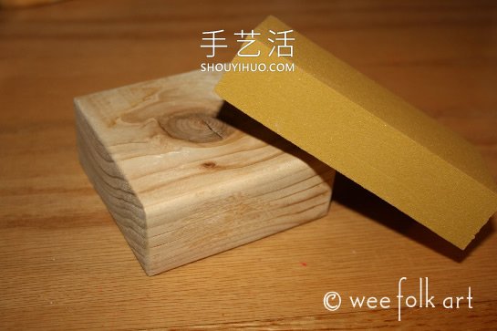 感恩節(jié)木制積木裝飾的做法教程 -  www.rpnrmr.com