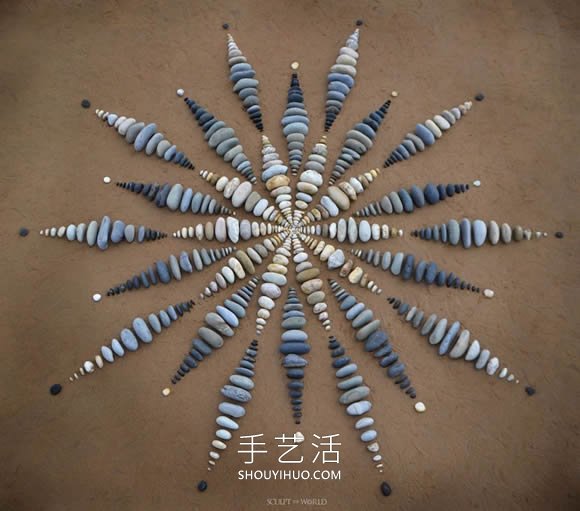 海灘上的拼搭藝術(shù)！令人賞心悅目的石頭拼畫 -  www.rpnrmr.com