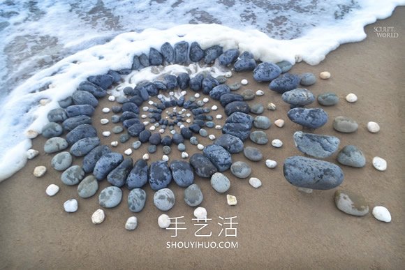 海灘上的拼搭藝術(shù)！令人賞心悅目的石頭拼畫 -  www.rpnrmr.com