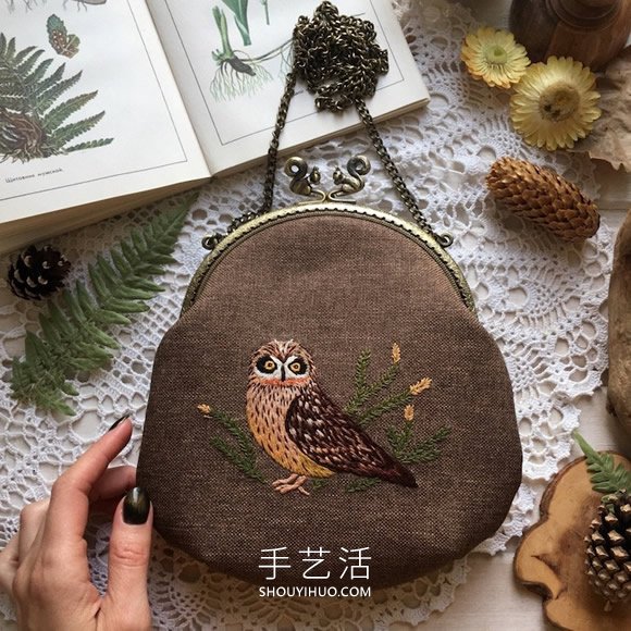 手工刺繡手袋 擁有迷人的林地生物和自然風(fēng)光 -  www.rpnrmr.com