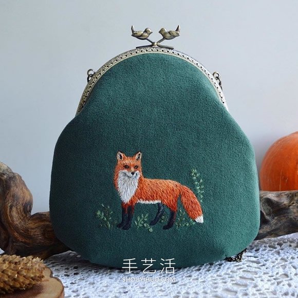 手工刺繡手袋 擁有迷人的林地生物和自然風(fēng)光 -  www.rpnrmr.com