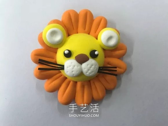 橡皮泥獅子一家的做法制作步驟圖片 -  www.rpnrmr.com