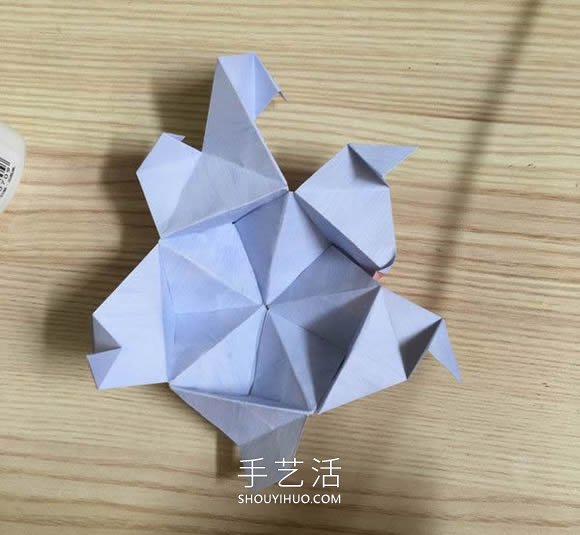 漂亮花球折紙教程步驟圖解分享 -  www.rpnrmr.com