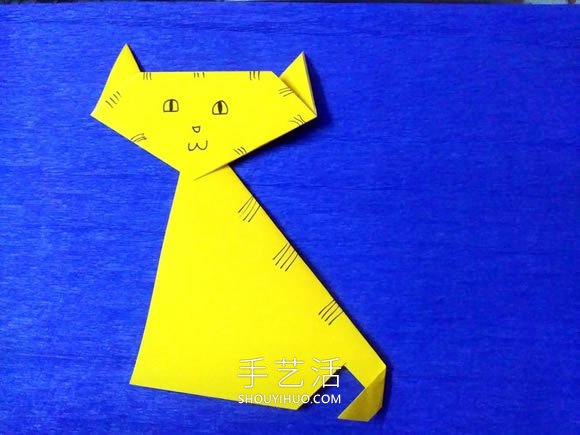 最簡(jiǎn)單折小貓的方法詳細(xì)步驟圖解 -  www.rpnrmr.com