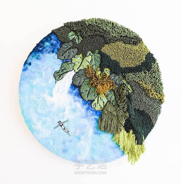 刺繡制成的田園海景，分享對生活的簡單熱愛 -  www.rpnrmr.com