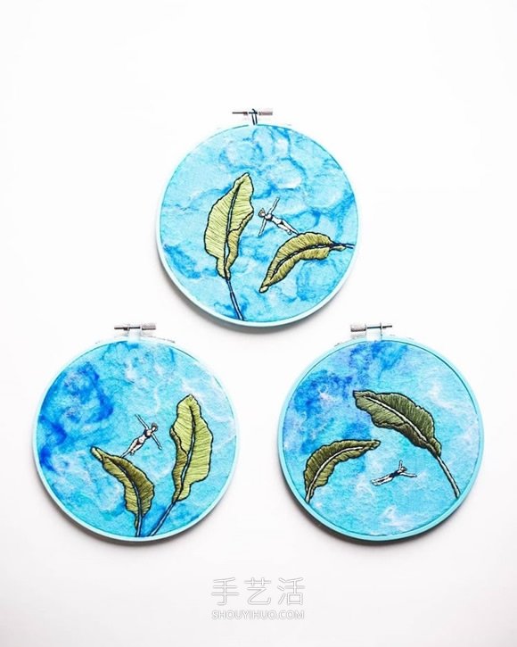 刺繡制成的田園海景，分享對生活的簡單熱愛 -  www.rpnrmr.com