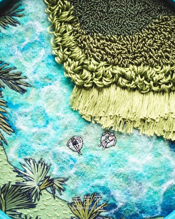 刺繡制成的田園海景，分享對生活的簡單熱愛 -  www.rpnrmr.com