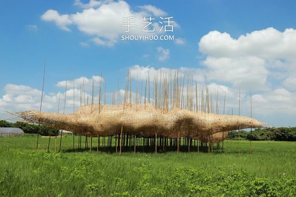 巨型竹編裝置！地面上的圖騰迴廊、秘境屋亭 -  www.rpnrmr.com