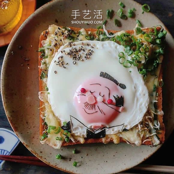 日本媽媽將煎雞蛋做成可愛的飯菜便當(dāng) -  www.rpnrmr.com