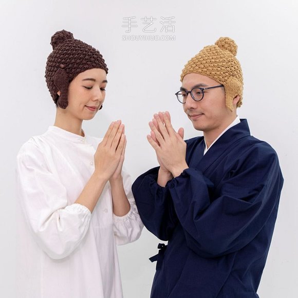 天冷時(shí)戴“佛頭毛線(xiàn)帽”！日本超人氣幽默配飾 -  www.rpnrmr.com