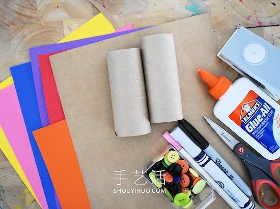 卷紙筒手工制作姜餅人的做法教程 -  www.rpnrmr.com