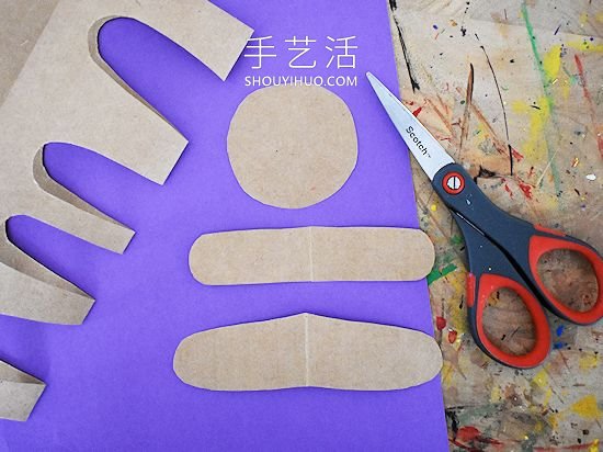 卷紙筒手工制作姜餅人的做法教程 -  www.rpnrmr.com
