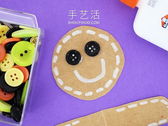 卷紙筒手工制作姜餅人的做法教程 -  www.rpnrmr.com