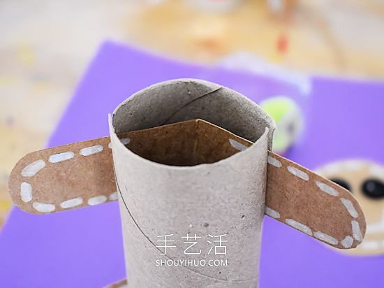 卷紙筒手工制作姜餅人的做法教程 -  www.rpnrmr.com