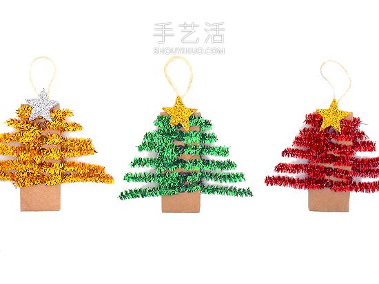 扭扭棒圣誕樹(shù)手工制作方法教程 -  www.rpnrmr.com