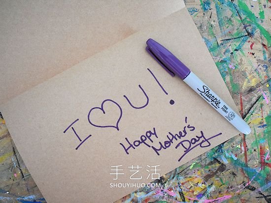 超簡單母親節(jié)相片卡片手工制作教程 -  www.rpnrmr.com